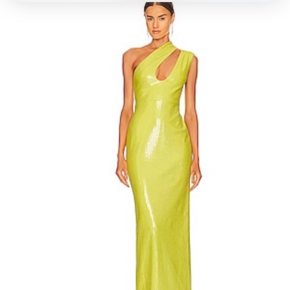 Solace London Elissa Maxi Dress in Citrus